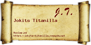 Jokits Titanilla névjegykártya